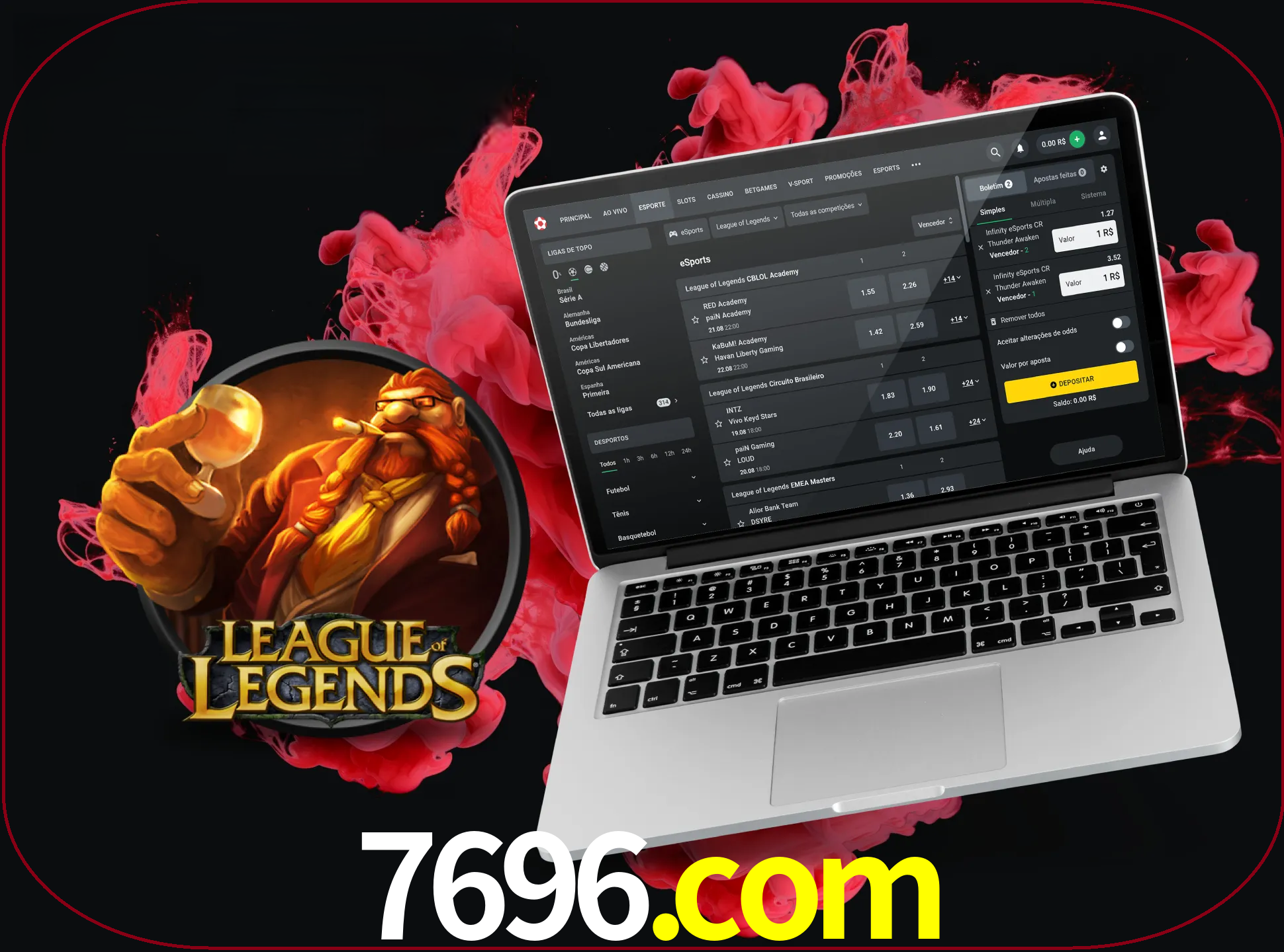 Se é um fã deste jogo, muitos torneios fantásticos que o vão surpreender estão disponíveis no 7696.