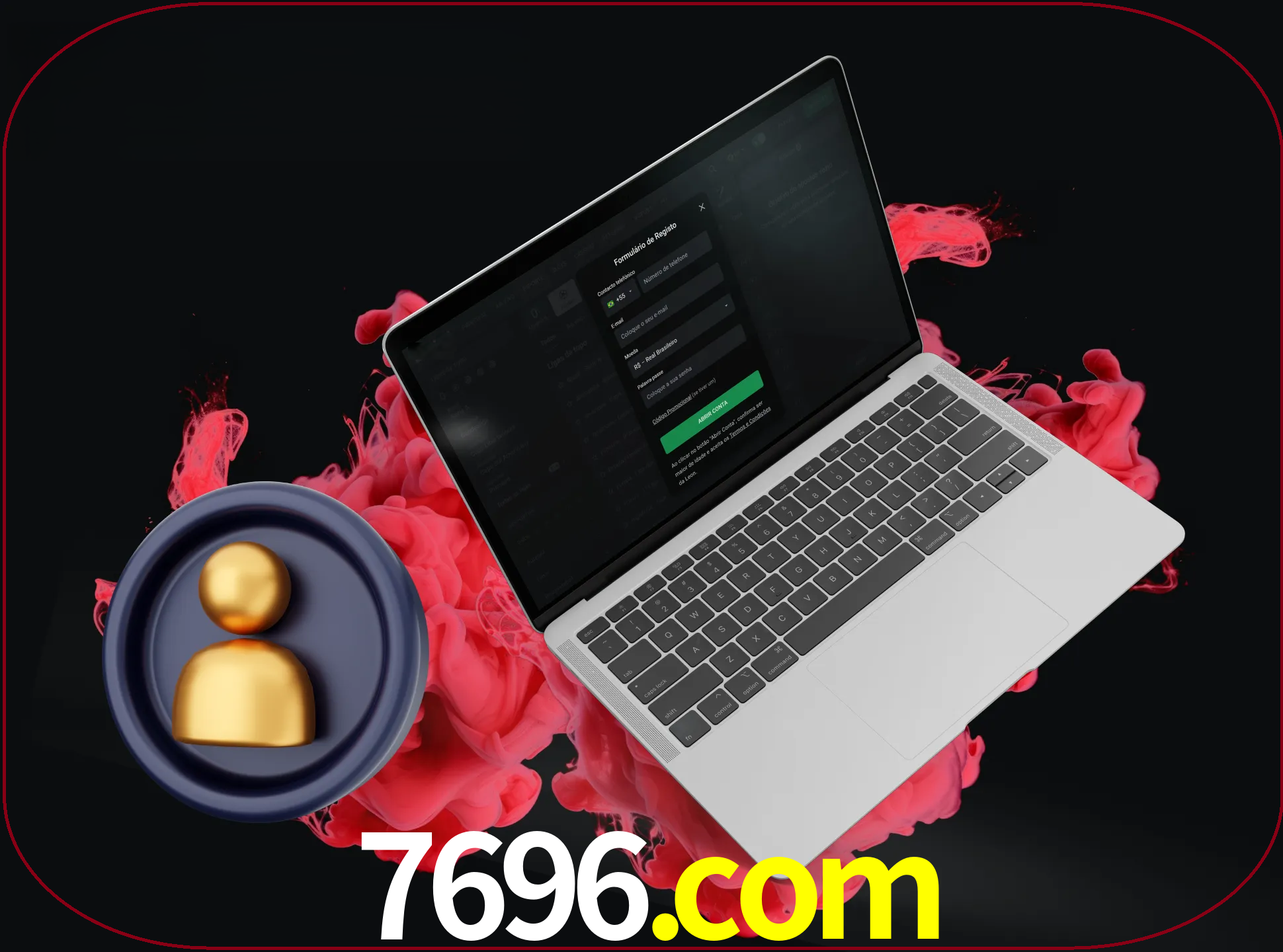 No cabeçalho do site 7696, clique no botão que o levará a um formulário especial onde terá de introduzir as suas informações actuais.