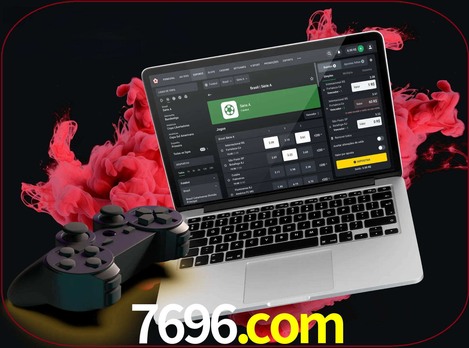 Visite a secção especial de jogos de vídeo em 7696 para descobrir em que jogos pode apostar e ganhar muito dinheiro.