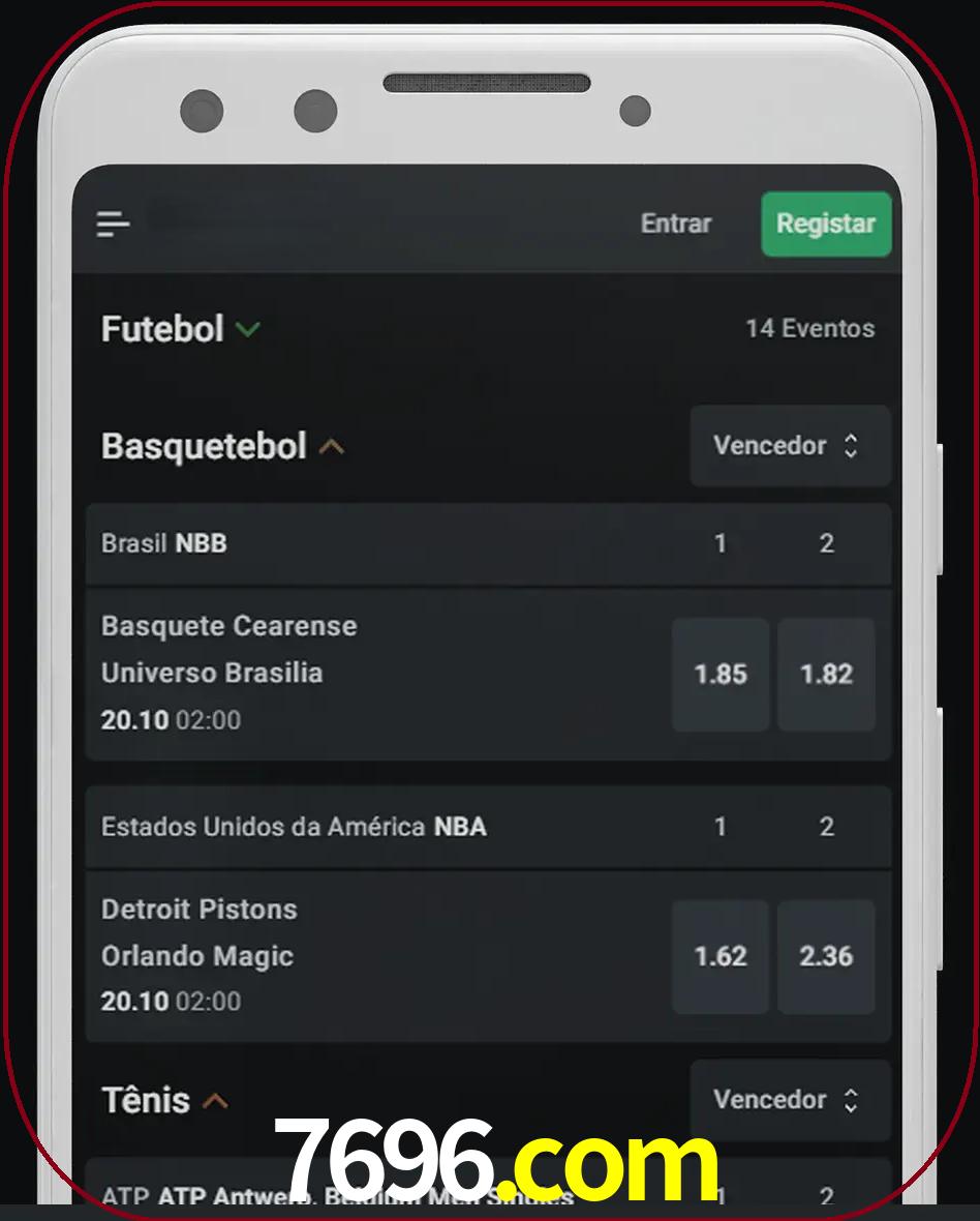 Aposte e assista aos esportes em formato ao vivo.